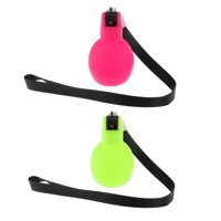 Magideal - 2X Silbatos De Mano Silbatos De Entrenador Con Cordones Silbatos De Supervivencia Con Sonido Fuerte Silbatos Para Entrenadores Para Árbitros De Fútbol Rosa Rojo Verde