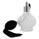 thumbnail image 1 of Botella de perfume vacía de vidrio transparente Atomizador de spray largo recargable 100ml Negro, 1 of 5