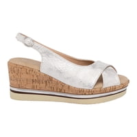 Sandalia Jerid Plateado Alquimia