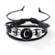 thumbnail image 1 of Stackable PU Leather Chain Bracelet - 26 English Letter Pattern - Perfect Birthday Gift for Personality Lovers!, 1 of 5
