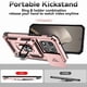 thumbnail image 5 of Funda Resistente Anillo Soporte Xiaomi 15T Privacidad Cámara Montaje Magnético Oro rosa, 5 of 6