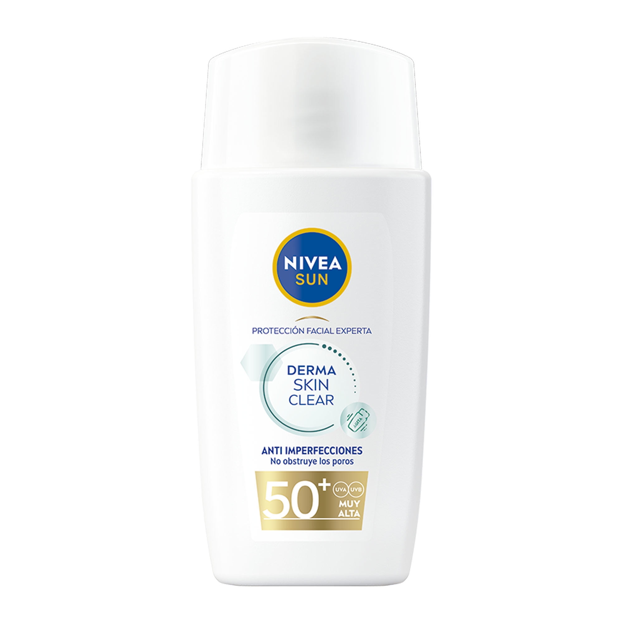 Protector Solar Sun Skin Clear Piel Mixta A Grasa Fps 50 40 ml Nivea
