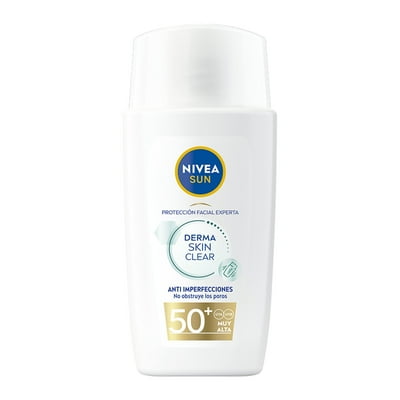 Protector Solar Sun Skin Clear Piel Mixta A Grasa Fps 50 40 Ml Nivea