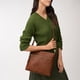 thumbnail image 5 of Bolsa Cruzada de Cuero Marrón para Mujer Fossil Fiona, 5 of 5