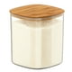thumbnail image 2 of Set 3 Frasco Hermetico Cuadrado 180mL Vidrio 6cm Tapa Bambú, 2 of 3