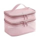 thumbnail image 1 of Bolsa De Cosméticos De Maquillaje Transparente Visible Para Artículos De Tocador Champú Joyería Rosa, 1 of 5