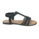 thumbnail image 1 of Sandalia Chalada Mujer Alki-1 Negro Plana, 1 of 5