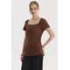 thumbnail image 2 of Polera Mujer Escote Cuadrado Café Oscuro, 2 of 4