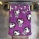 thumbnail image 1 of Cool Hello Kitty 3 Pieces Duvet Cover Set Full Size Super Soft Fade Resistant Microfiber, 1 of 4