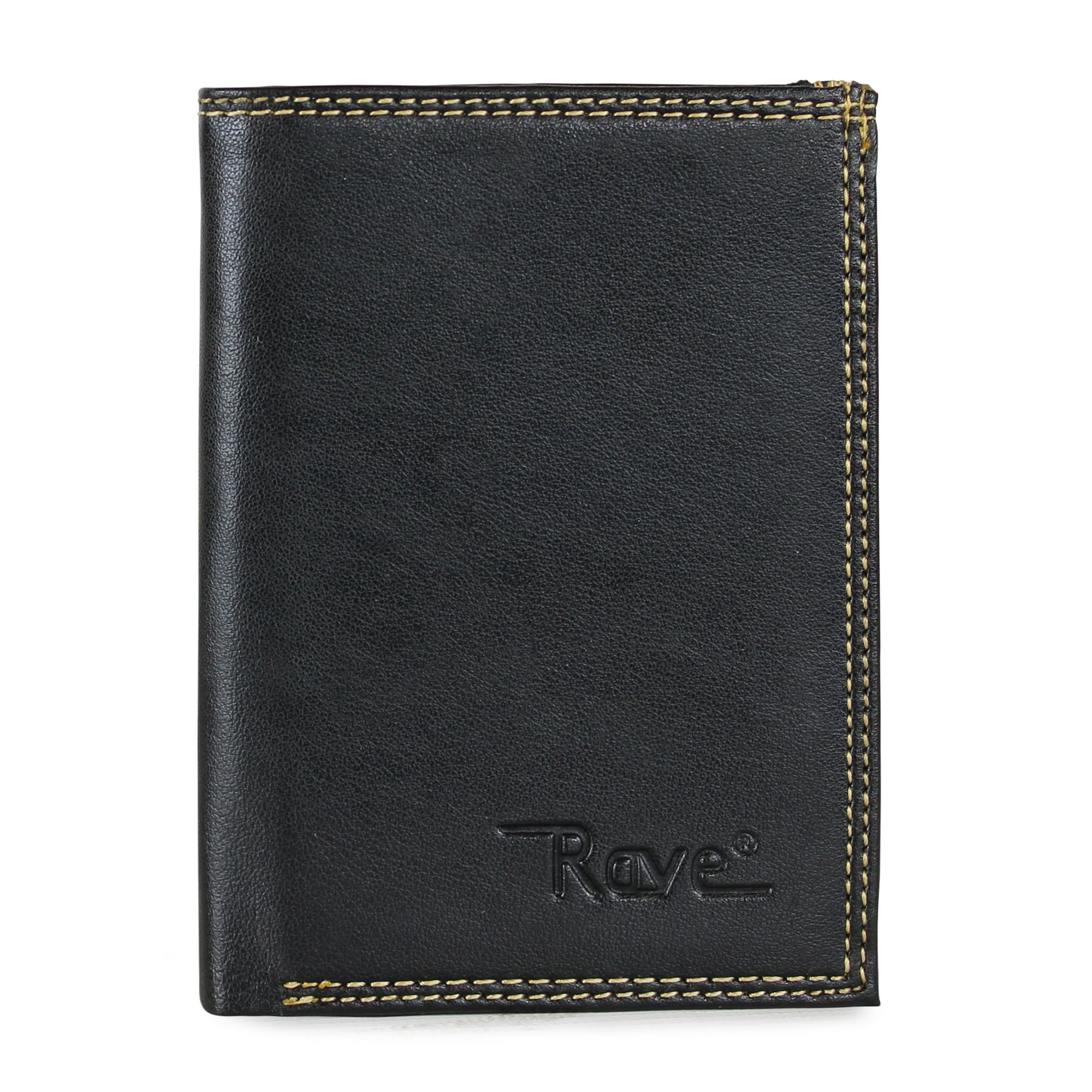 Billetera Con Monedero Rave Negra Kubayoff