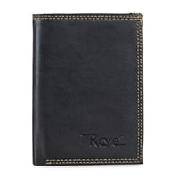 Billetera Con Monedero Rave Negra Kubayoff