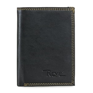 Billetera Con Monedero Rave Negra Kubayoff