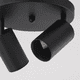 thumbnail image 2 of Foco Porta GU10 Doble Base Redonda Negro Sobrepuesto Altair II de Aluminio, 2 of 8