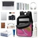 thumbnail image 3 of Princesa Peach-theme Backpack, Campus style schoolbag Bookbag with Adjustable Shoulder Straps And Large Zip Compartment, Unisex Travel Bags., 3 of 6