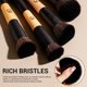 thumbnail image 2 of Set de brochas de maquillaje BS-MALL 12 piezas bambú negro mate, 2 of 9