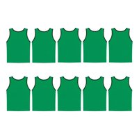 Linea Sport - Pack X10 Chalecos Deportivo De Malla Peto Calado Cerrado Niños