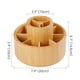 thumbnail image 2 of Organizador de escritorio Utoplike Bamboo, material de arte giratorio con 11 secciones, 2 of 7