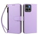 thumbnail image 1 of Funda Tipo Billetera para Motorola Moto Edge 50 5G con Soporte y Bolsillo con Cierre Morado, 1 of 1
