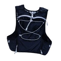 Magideal - Paquete De Agua De Mochila De Hidratación Con Tiras Reflectantes Rucksack 5L Para Ciclismo Noche Caminando En Bicicleta Para Acampar Trail De Escalada Negro