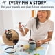 thumbnail image 3 of Mapa de viaje mundial Cork Globe TWO DREAMERS de 9,9 cm con 80 alfileres, 3 of 8
