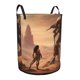 thumbnail image 2 of Cesta de Lavandería John Carter Redonda Plegable 44x35 cm, 2 of 6