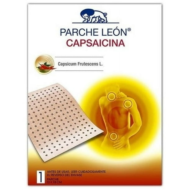 Parche Leon Capsaisina Rojo 1 Un