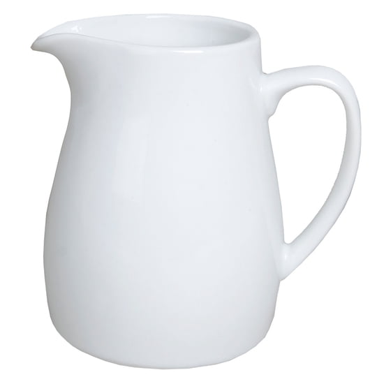 Lechero 9.5x9 Cm 1 Pieza Blanco Loza 1 Un Mainstays