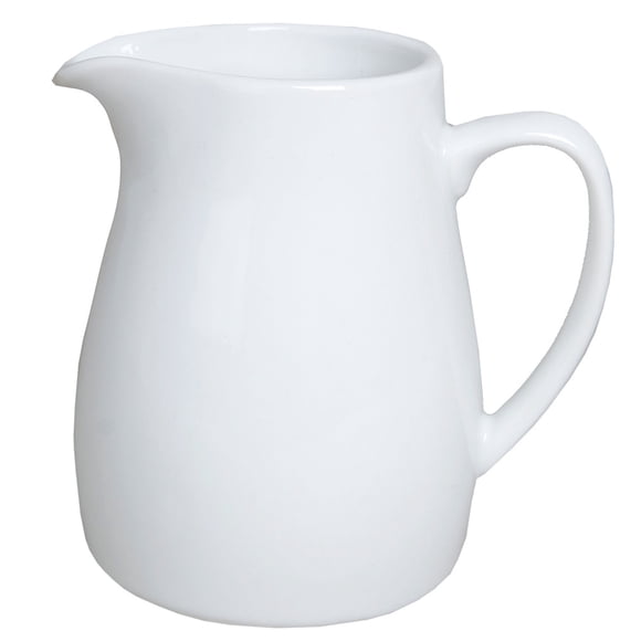 Lechero 9.5X9 Cm 1 Pieza Blanco loza, 1 Un