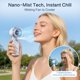 thumbnail image 2 of Ventilador de mano 2 en 1 con nebulizador recargable FONASONIC azul, 2 of 9