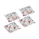 thumbnail image 4 of 4 Uds. Casa De Mu?ecas En Miniatura Almohada Para Sofá Cama Accesorios Para Casa De Mu?ecas Rojo Floral, 4 of 5