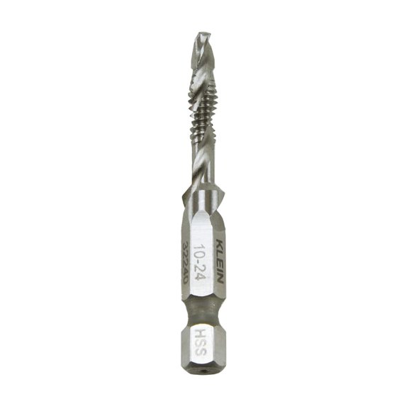 Juego de grifos Klein Tools 32240, 10-24, acero de alta velocidad