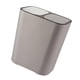 thumbnail image 2 of Cubo de basura doble húmedo y seco Contenedor de reciclaje Contenedor de doble compartimento Cubo de basura de 15 litros para cocina, vehículo, dormit Gris, 2 of 5