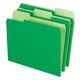 thumbnail image 3 of Carpeta de archivo OfficeMax tamaño carta 1/3 de corte verde, paquete de 100, 3 of 3