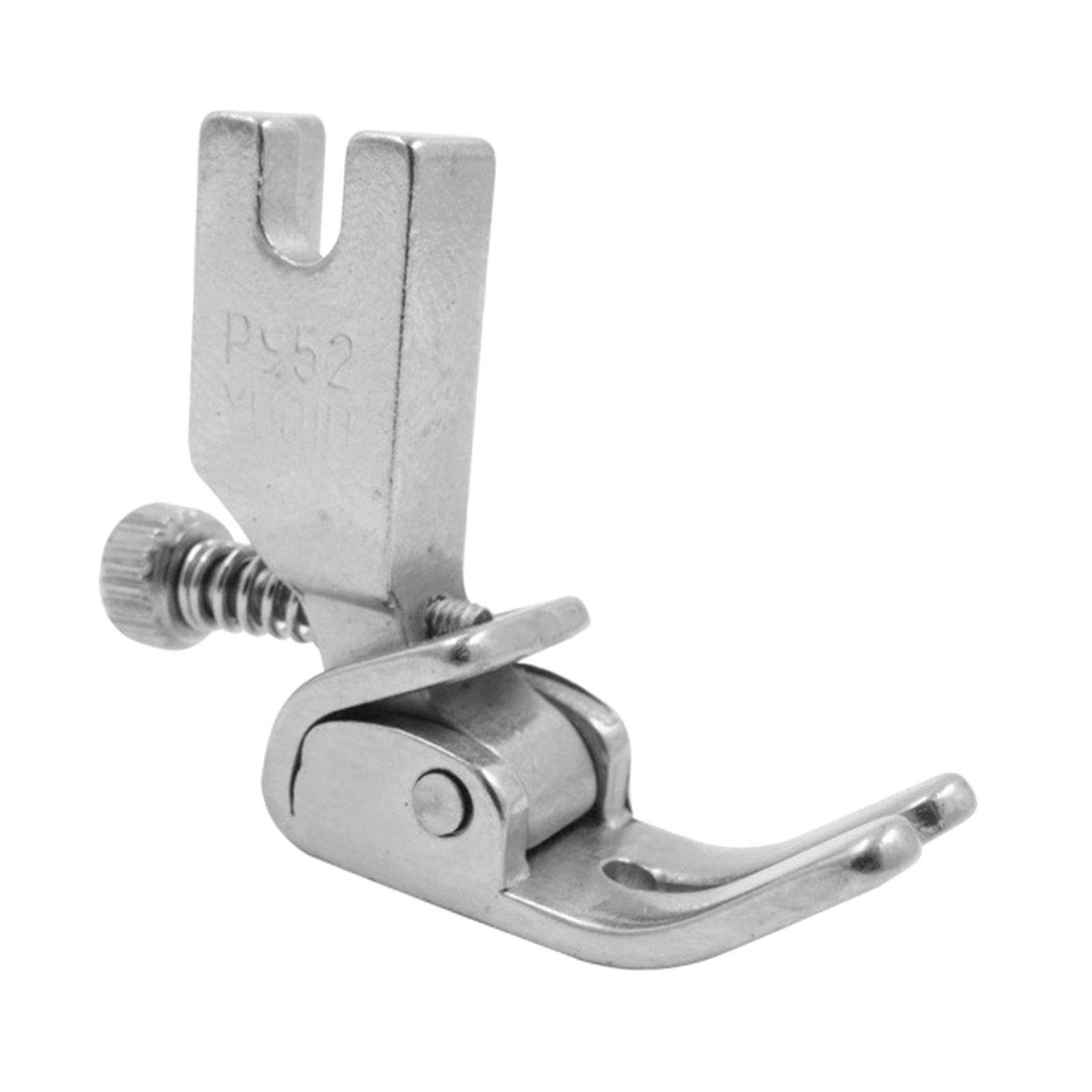 Magideal - Prensatelas Para Máquina De Coser Industrial P952, Prensatelas Estrechas Con Cremallera, Accesorio Duradero, Pespunte, Prensatelas De Acero Fácil De U