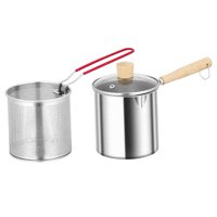 Bothyi - Sartén De Acero Inoxidable Con Mango Extendido Para Patas De Pollo Fritas S