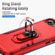 thumbnail image 5 of Para Apple iPhone 17e / iPhone 16e Funda con Soporte de Anillo Metálico de Rotación de 360° [Soporte Magnético para Auto] a Prueba de Golpes Resistente Protección de Cuerpo Completo de Alta, 5 of 8
