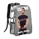 thumbnail image 1 of Nick Jonas Mochila transparente temática, resistente y duradera, bolsa see-through para trabajo, deporte, universidad y viaje, 31 × 43 cm, 1 of 6