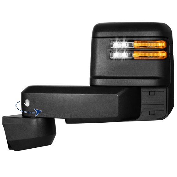 Espejo de remolque SANFLXX Silverado/Sierra 2020‑2026 negro