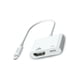 thumbnail image 1 of Adaptador Lightning A Hdmi Y Lightning 2 En 1 Para Iphone, 1 of 3