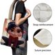 thumbnail image 3 of Vanellope Bolso de tela con estampado de lienzo para mujer, bolsa de compras reutilizable y estética, con cremallera interior, regalo para mujer,38*45cm., 3 of 6