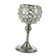 thumbnail image 5 of Candelabros De Cristal Candelabros Para Boda Decoración De Mesa Regalo 20cm Plata, 5 of 5