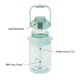 thumbnail image 4 of Botella de agua Glad Tritan de 1,3 L libre de BPA y resistente a fugas, 4 of 6