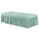 thumbnail image 2 of SPA Falda De Mesa De Masaje Funda De Cama De Belleza Sábana De Cenefa De Lino Verde Claro, 2 of 5