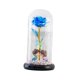 thumbnail image 3 of Lámpara LED Rosa De Flores Artificiales En Un Ramo De Cúpula De Cristal Para Decoración Del Hogar Azul, 3 of 5