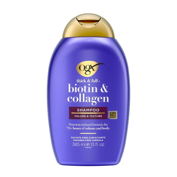 Shampoo OGX Biotin Collagen 385 mL Voluminizador