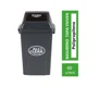 thumbnail image 1 of Basurero 60 Litros Tapa Vaiven Gris Oscuro, 1 of 3