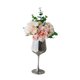thumbnail image 2 of Mini Flores Artificiales Hydrangea Bonsai Con Jarrón Para Festival Garden Decor High Pink, 2 of 5
