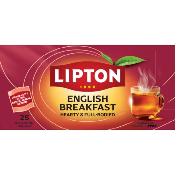 Té negro english breakfast en bolsitas, 25 Un
