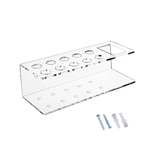 Soporte para Marcador de Pizarra Blanca, Estante para Marcador de Pizarra, Soporte para Exhibición de Bolígrafo de Maquillaje, Soporte para Marcador D Claro