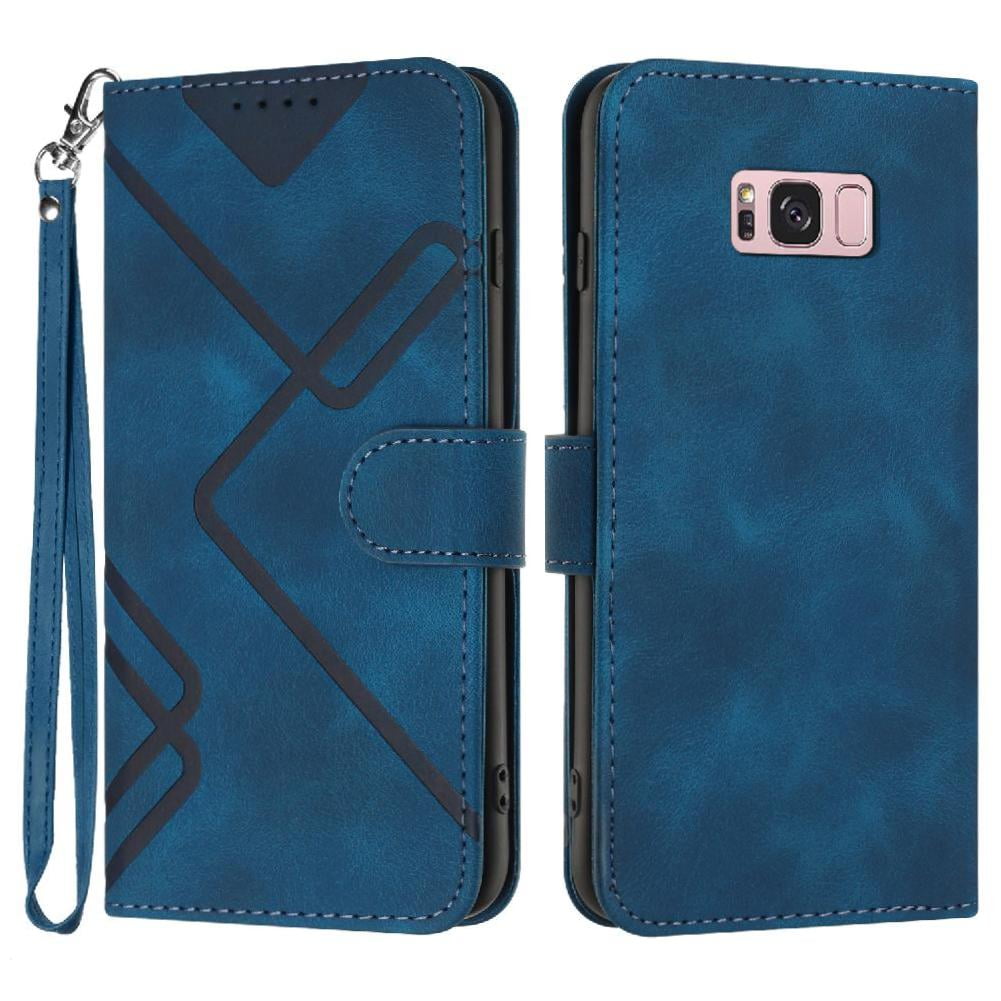 Funda Foxdock Para Samsung Galaxy S8 Plus – Tipo Libro Con Soporte, Billetera, Correa Y Diseño Elegante